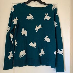 LOFT rabbit sweater